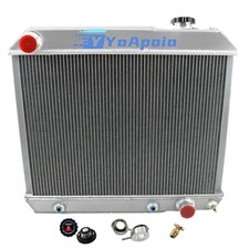 4 Row Aluminum Radiator 1963-1966 Chevrolet C/K 10 20 30 Pickup Truck