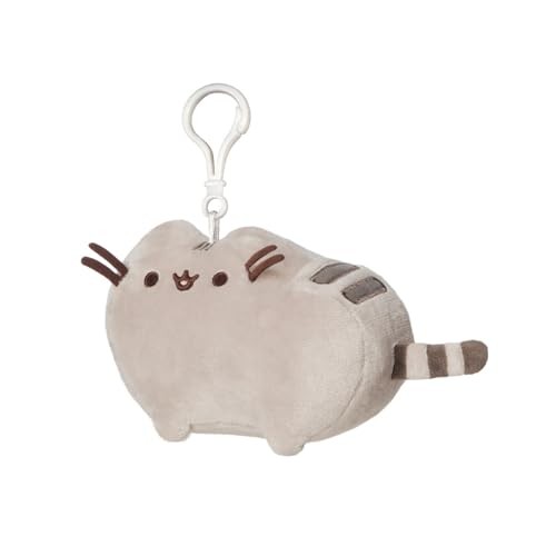 Aurora Pusheen Keyring Soft Toy Grey 8cm Classic Grey - New & Sealed