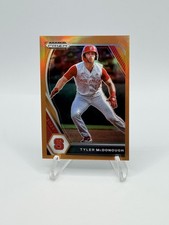 2021 Panini Prizm Draft Picks Tyler McDonough #PDP75 Neon Orange Prizm /50