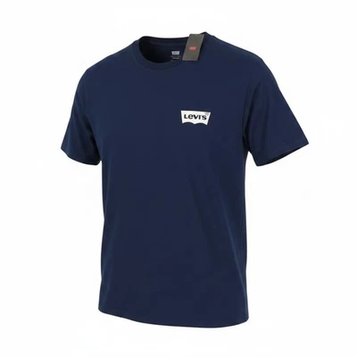 LEVI'S Standard Herren T-Shirt XL Dunkelblau Baumwolle Trikot Kurzarm - Bild 1 von 4