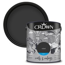 Crown Paint Matt  Emulsion Walls & Ceilings 2.5L All Colours