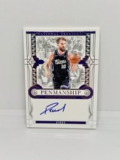 DOMANTAS SABONIS 2023-24 National Treasures Penmanship Auto Silver /49