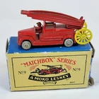 Vintage 1950's Lesney Matchbox #09 Fire Truck, Pre-Owned in Box (M#103)