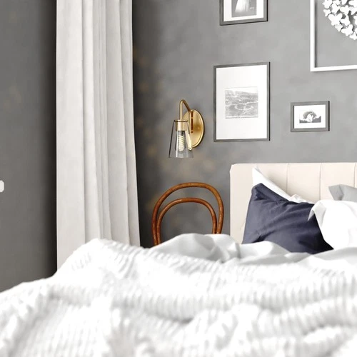 Vaxcel Lighting W0441 Beverly 5"W Vanity Light - Black - Picture 4 of 8