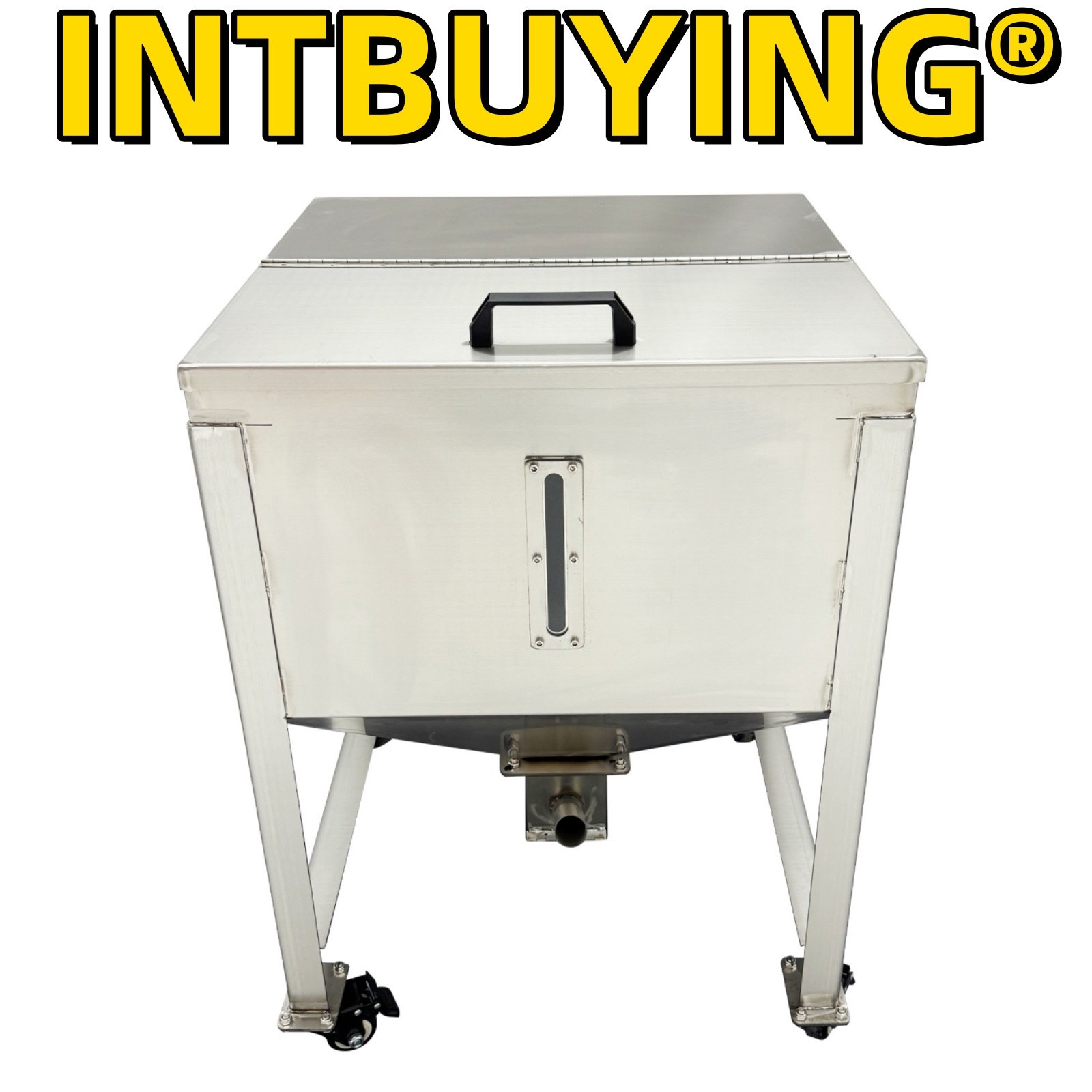100KG Transfer Hopper 150L Stainless Steel Hopper Industrial Plastic Injection