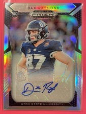 2019 Panini Prizm Draft Picks Dax Raymond Auto Silver Prizm #260 Football