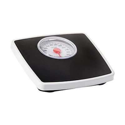 Battery Free Analog Scales for Body Weight, 330LB Capacity, Easy to Read Large 4