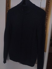 Herren-strickjacke Gr M Dunkel Grau Gebraucht...