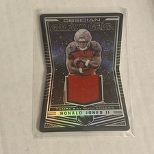 2018 Panini Obsidian Ronald Jones II Rookie Galaxy Gear Jersey #10/100