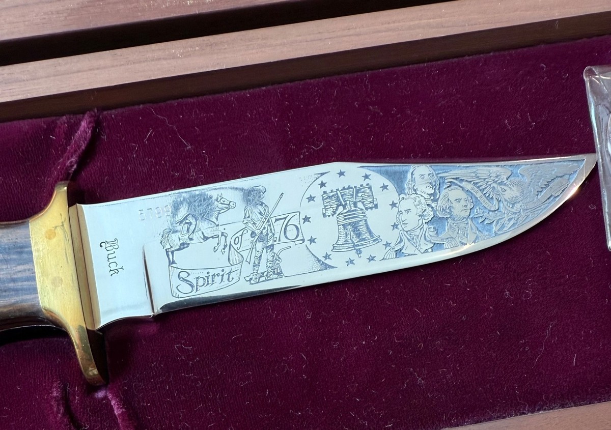 BUCK SPIRIT OF 76 KNIFE NEVER USED IN BOX | eBay