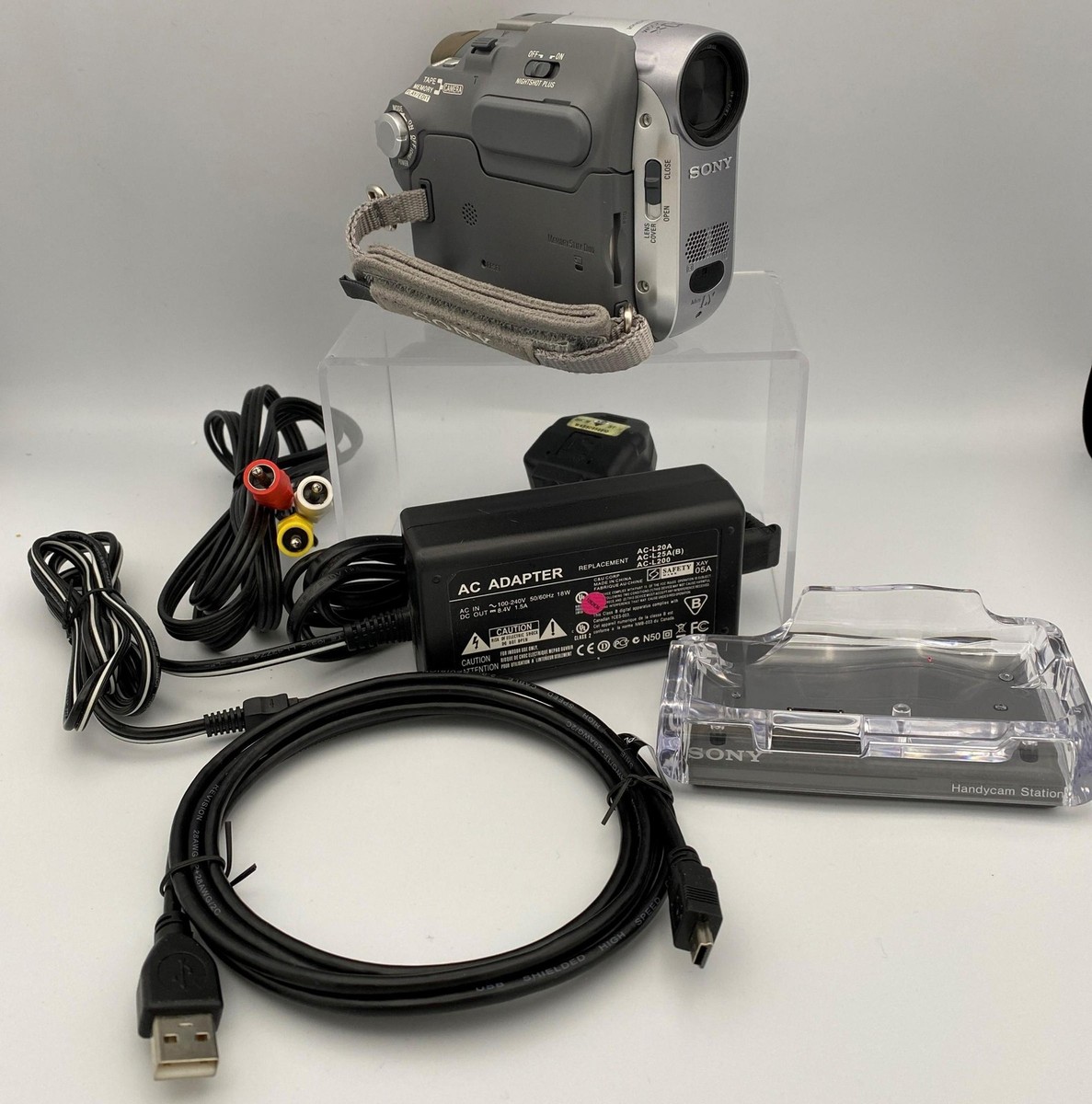 Sony PAL MiniDV Digital Handycam Camcorder - Video Transfer (DCR