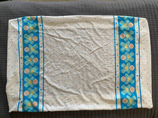 Vintage 1985 Fisher Price Baby Porta Portable Crib Sheet Bedding Rainbow Hearts