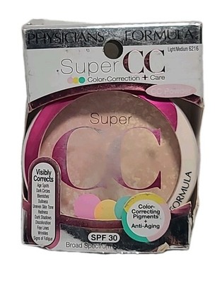 PHYSICIAN'S FORMULA Super CC  COLOR Correction + Care POWDER #6216 LIGHT/ MEDIUM