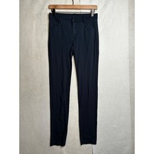Athleta Womens Navy Blue Ponte Skinny Pants Size 4 Stretch 5-Pocket Trousers