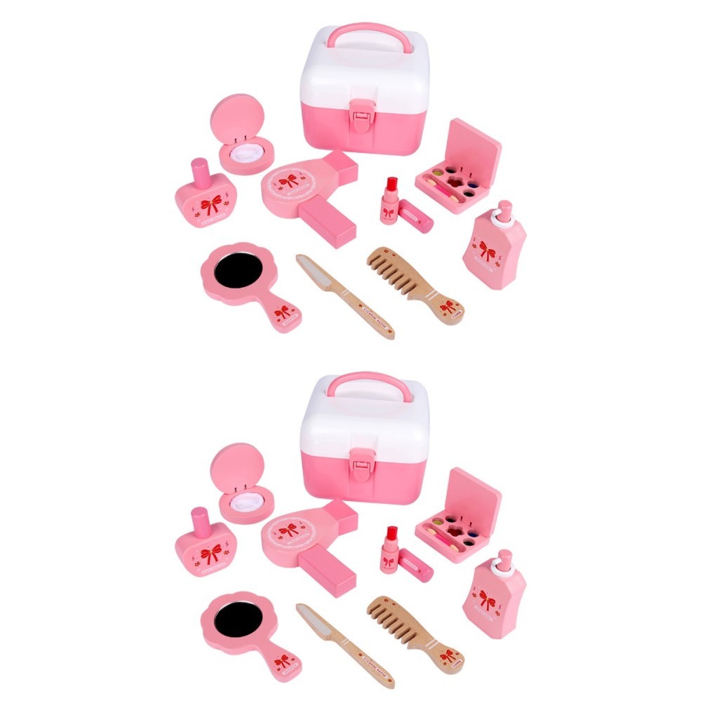 2 Set Giocattolo Interattivo Bambini Trucco Bambini Finto Trucco Kit