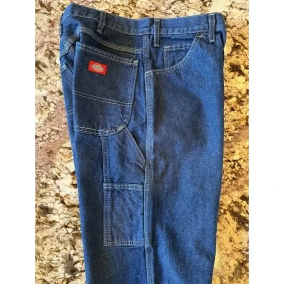 S Dickies Carpenter Jeans Straight Leg Relaxed Fit 32x36 Nwt