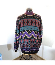 Vintage Sweater Elsa Phillips Women's USA Made Long Sleeves