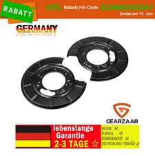 2x Ankerblech Schutzblech Bremsscheibe hinten für Mercedes Viano Vito W639