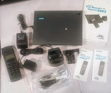 Siemens 2.4 GHz 2402 Gigaset Base, Handset w/Holster and Cradle, Pwr Supplies