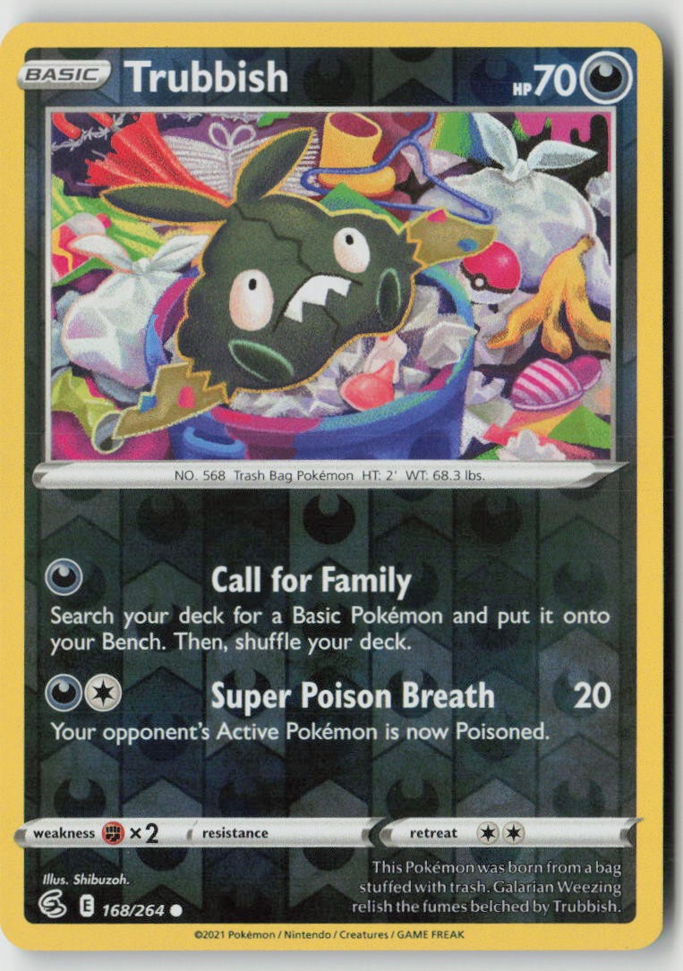Fusion Strike Trubbish Reverse Holo 168/264 LP