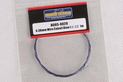Hobby Design HD05-0029 Kobaltblau Draht 038mm 1m Schmuckherstellung Gebraucht
