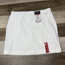 NWT Rafaella Skort Comfort Waistband Pockets Stretch Women's Sz XL White Skirt