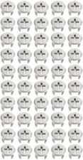 50 Pcs Furniture Cam Lock Nut Connectors Fittings 13x11mm for Cabinet Drawer War