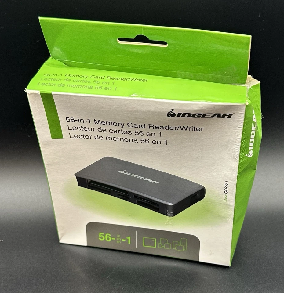 IOGEAR Universal Memory Card Reader/Writer 56-In-1 Multi-Format New Damaged Box - Image 3 of 4