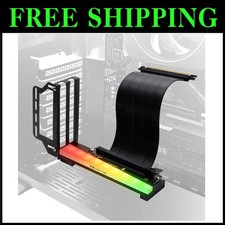 Graphics Card VGA Support Kit, Vertical GPU Bracket - Black