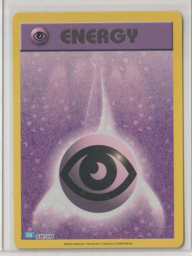 2023 Pokémon  TCG Classic: Blastoise Deck PSYCHIC ENERGY 34/34 MINT HOLO #5