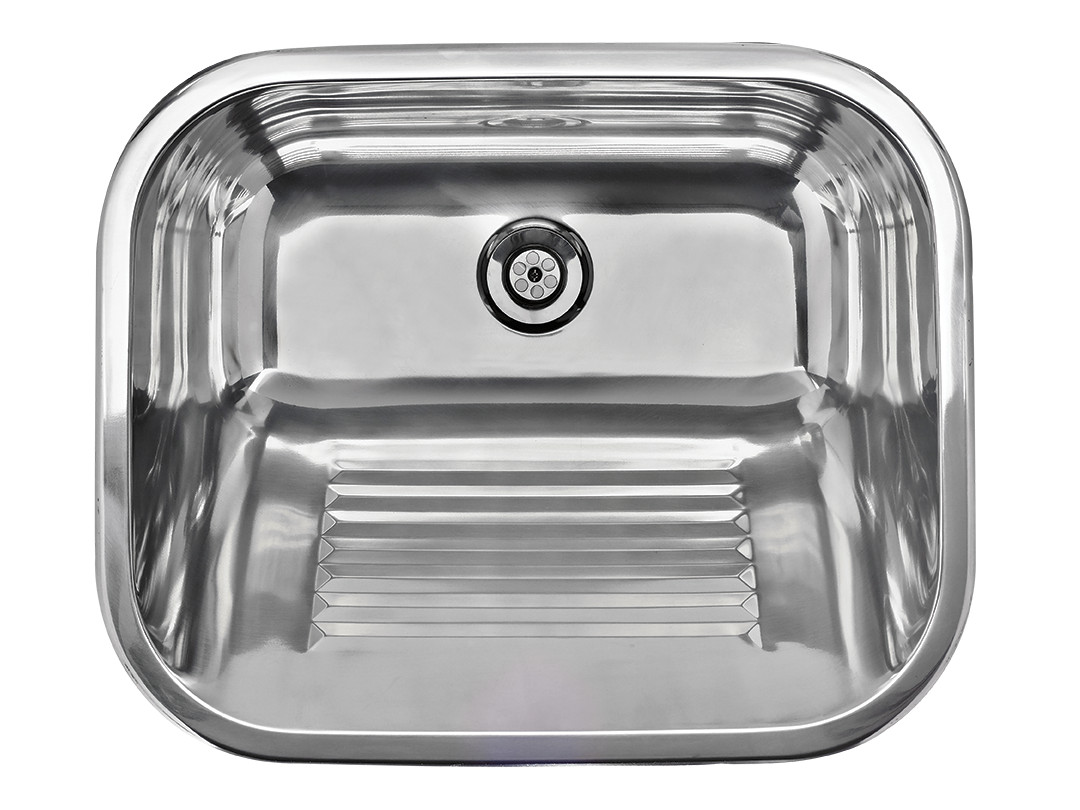 Kuchinox CHIOS Gospodarczy Waschbecken Edelstahl 1-Becken Wandmontage Inox