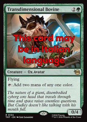 MTG TRANSDIMENSIONAL BOVINE EXC - BOVINO TRANSDIMENSIONALE 134 - TMT - MAGIC