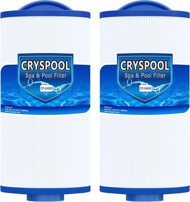 Cryspool 2 Pack CP-04060 Spa Filter 35 SQ Spa and Pool Filter