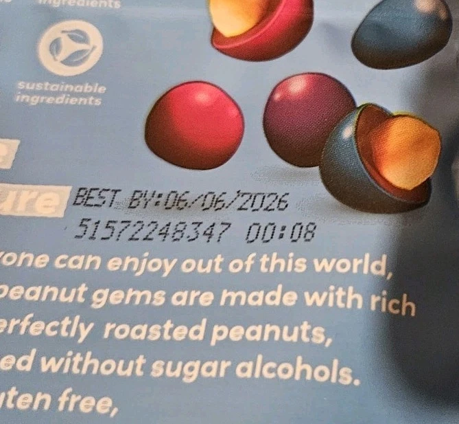 3 bolsas de gemas de cacahuete chocolate negro irreal de 5 oz - veganas - sin lácteos y gluten Foto 2 de 2