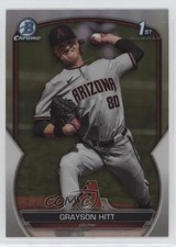 2023 Bowman Draft Chrome Refractor Grayson Hitt #BDC-57 0b3