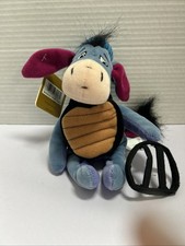 Eeyore Disney Store Mini Bean Bag Baseball Catcher 8" Plush Doll With Tag