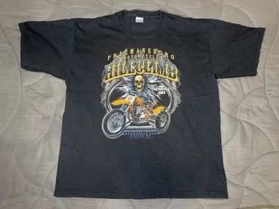 Vintage Y2K Harley Davidson Hillclimb Motorcycle Club Allentown PA T-shirt Sz XL