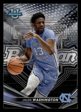 Jalen Washington 2022-23 Bowman University Best #59 UNC Tar Heels ROOKIE RC