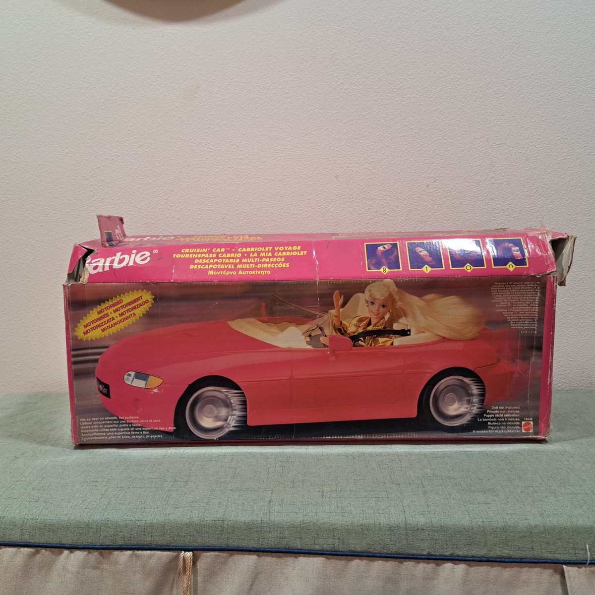 Vintage 1996 Mattel Barbie Cruisin Car Motorized Porsch