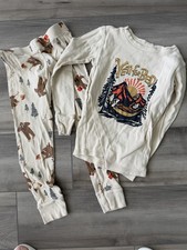 Old Navy Unisex Baby Toddler Bear 2-Piece Long Sleeve Cotton Knit Pajamas
