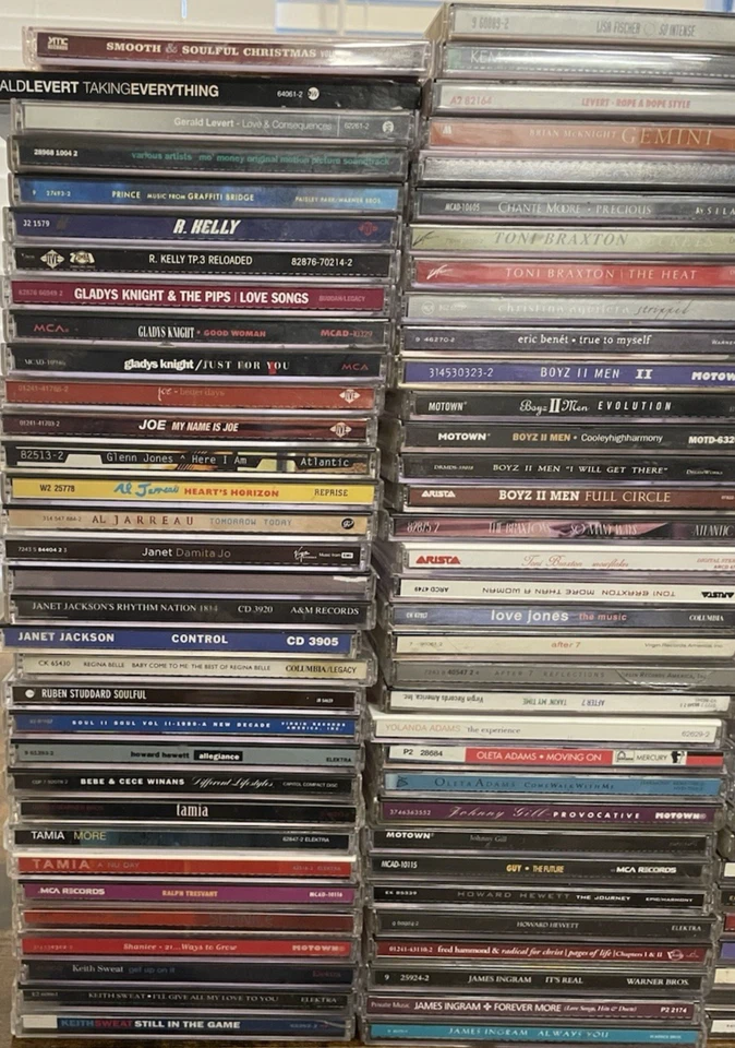 R&B SOUL JAZZ GOSPEL NU/CONTEMPORARY JAZZ CD LOT 204 CD's TOTAL FREE SHIPPING Foto 2 de 4