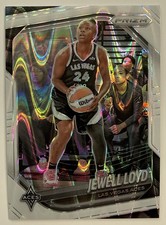 2025 Panini Prizm WNBA White Seismic Jewell Loyd #57 Las Vegas Aces