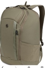 Swiss Gear Viibe Laptop Backpack Olive Green 8119 NWT 24L