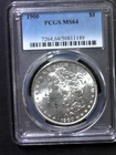 1900 -p $1 Morgan Silver Dollar PCGS MS 64 nice coin