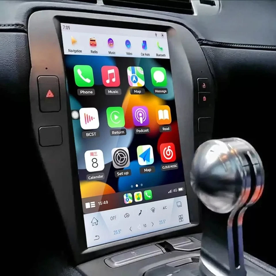 For Chevrolet Camaro 2010-2015 Tesla 12.1" SCREEN Car GPS Radio Car-Play Player Foto 2 de 4