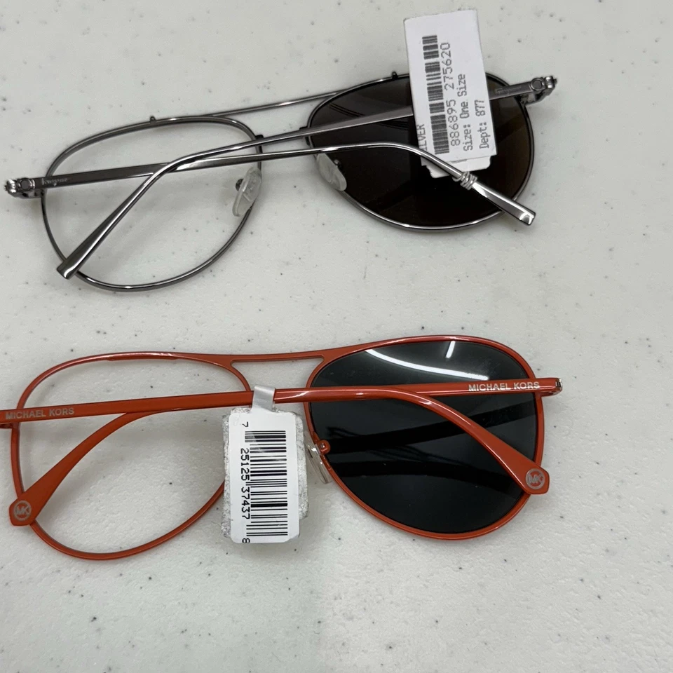 Marcos Salvatore Ferragamo y marcos naranjas Michael Kors Kona 1089 solamente Foto 2 de 4