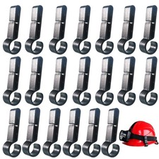 20 PCS Hard Hat Accessories for Headlamp,Headlamp Hook,hard hat Light 20pcs