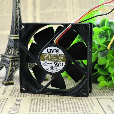 The AVC 8CM 24V 0.23a industrial computer cooling fan P8025B24U #zb