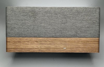 Bluetooth Speaker Alarm Clock Phone Charger Capello Ci320 Wood Grain Gray TESTED