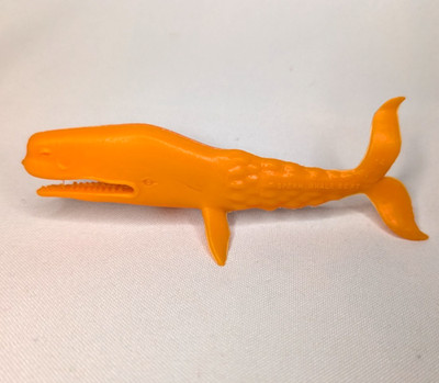 Vintage MPC Sperm Whale Plastic Figure Cereal Premium Main-In